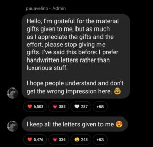 Paulo Avelino Requests Fans to Give Him Letters Instead of Luxurious Gifts 2 Paulo Avelino asks fans to stop giving luxurious gifts