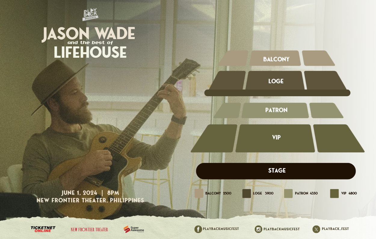 Lifehouse's Jason Wade Is Bringing the Best of Lifehouse to Manila This June 2 Lifehouse's Jason Wade Is Bringing the Best of Lifehouse to Manila This June