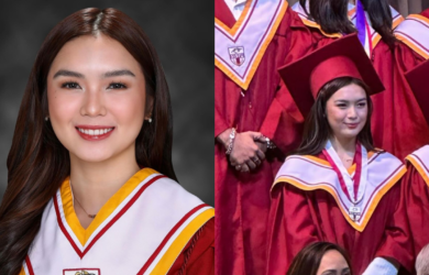 Francine Diaz Graduates From Senior High School