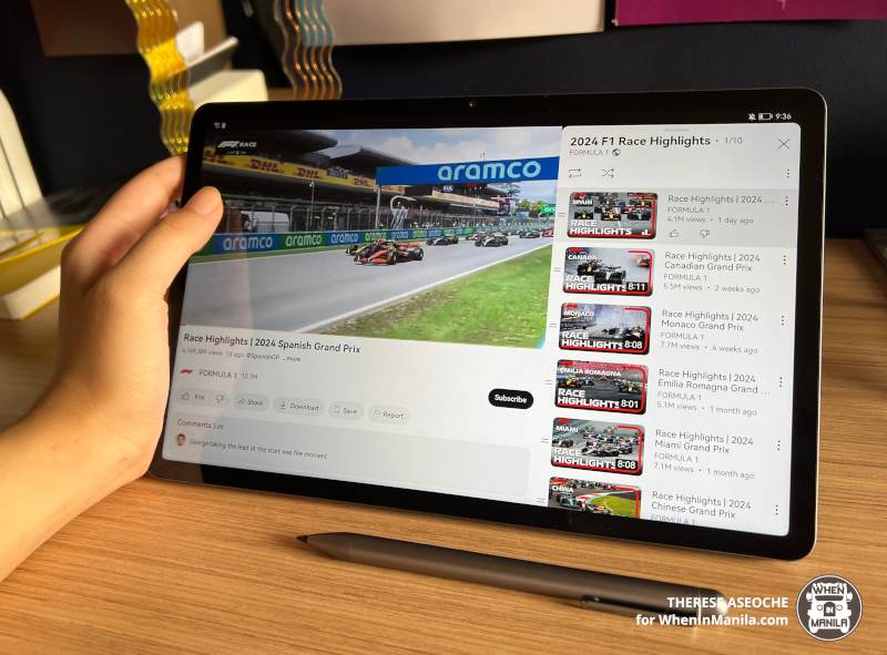 huawei matepad se 11 video