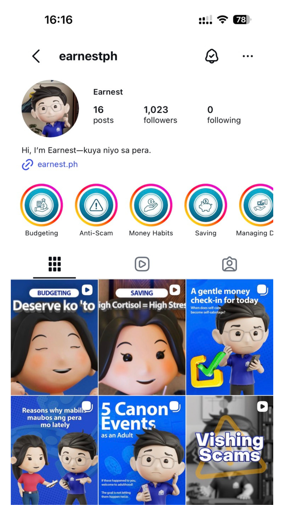 Meet Earnest, the Financial Guide Built for Your Feed 2 Earnest PH Instagram Account