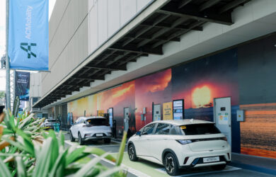 ACMobility | New Charging Hub for Electric Vehicles Opens at Ayala Malls Manila Bay