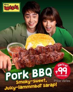 Maris Racal and Anthony Jennings Endorsers Mang Inasal Pork BBQ