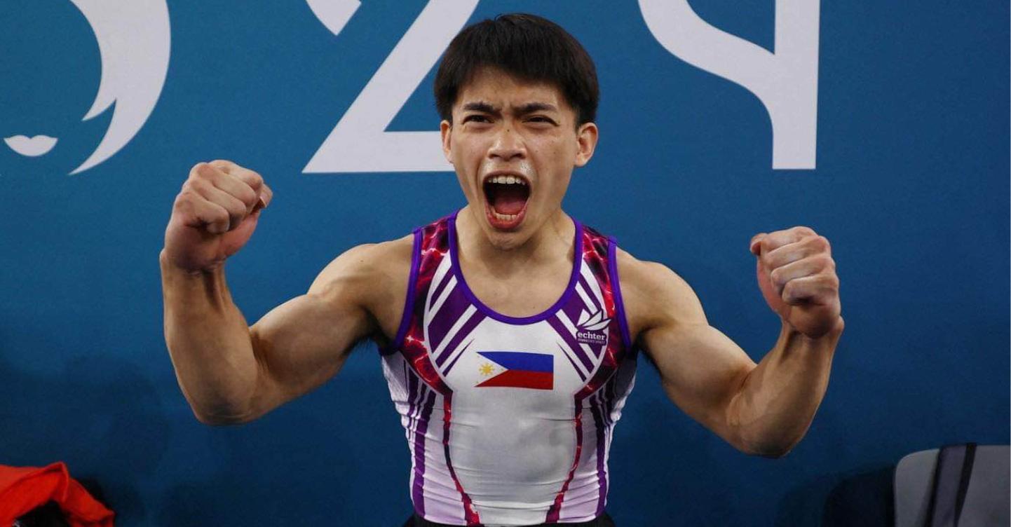 LOOK: Philippine Sportswriters Association Names Carlos Yulo Athlete of the Year 1 Carlos Yulo at 2024 Paris Olympics