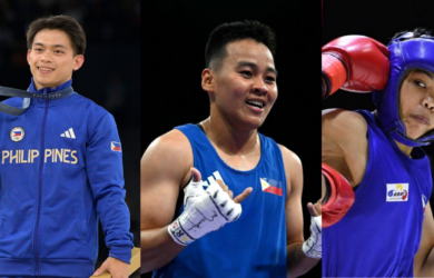 Carlos Yulo, Nesthy Petecio, and Aira Villegas