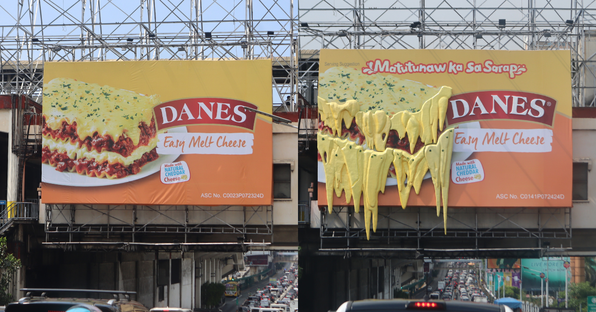 Danes Melting Cheese Billboard
