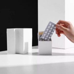 Flip on storage box