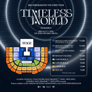 ZEROBASEONE's "Timeless World" Manila Concert: Ticket Prices, Seat Plan, and Fan Benefits Revealed 3 ZEROBASEONE Manila