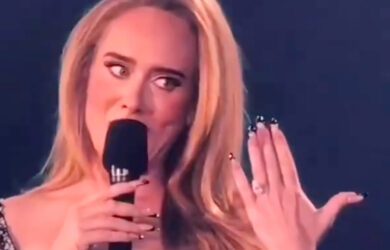adele engagement ring announcement