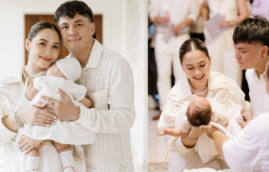 Maja Salvador and Rambo Nuñez Daughter Maria's Baptism
