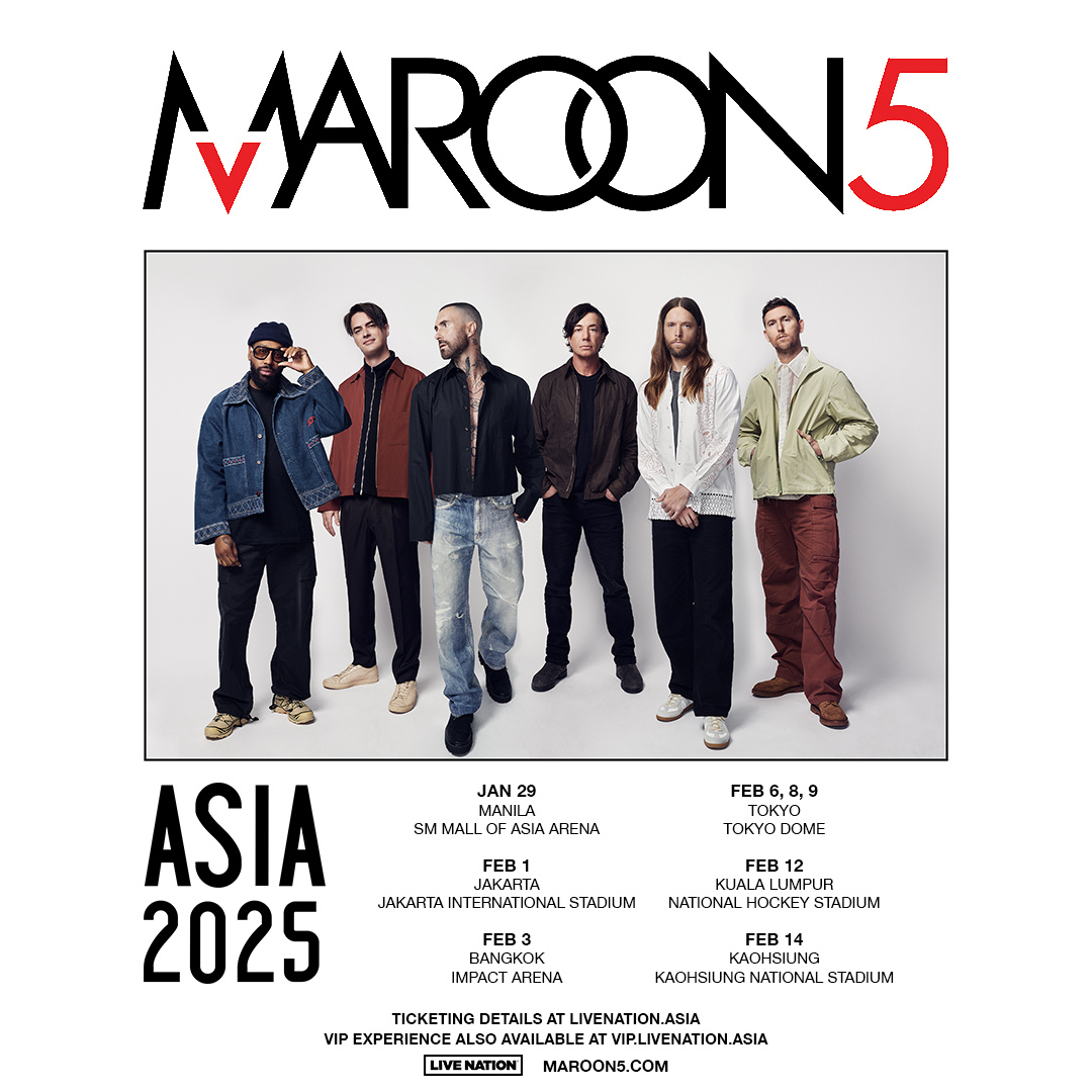 Maroon 5 Is Coming to Manila! 1 Maroon 5 3