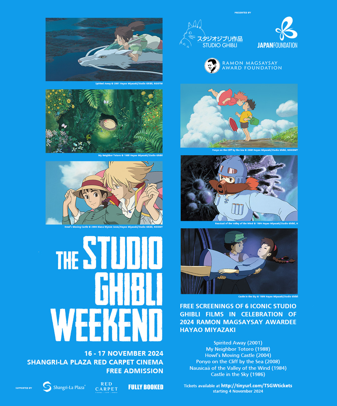 Studio Ghibli Film Festival Is Happening This November—Here Are the Details 2 Studio Ghibli Weekend