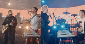 Coldplay and Ed Sheeran Surprise Acoustic Duet Global Citizen Festival 2024