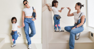 Anne Curtis and Dahlia matching outfit
