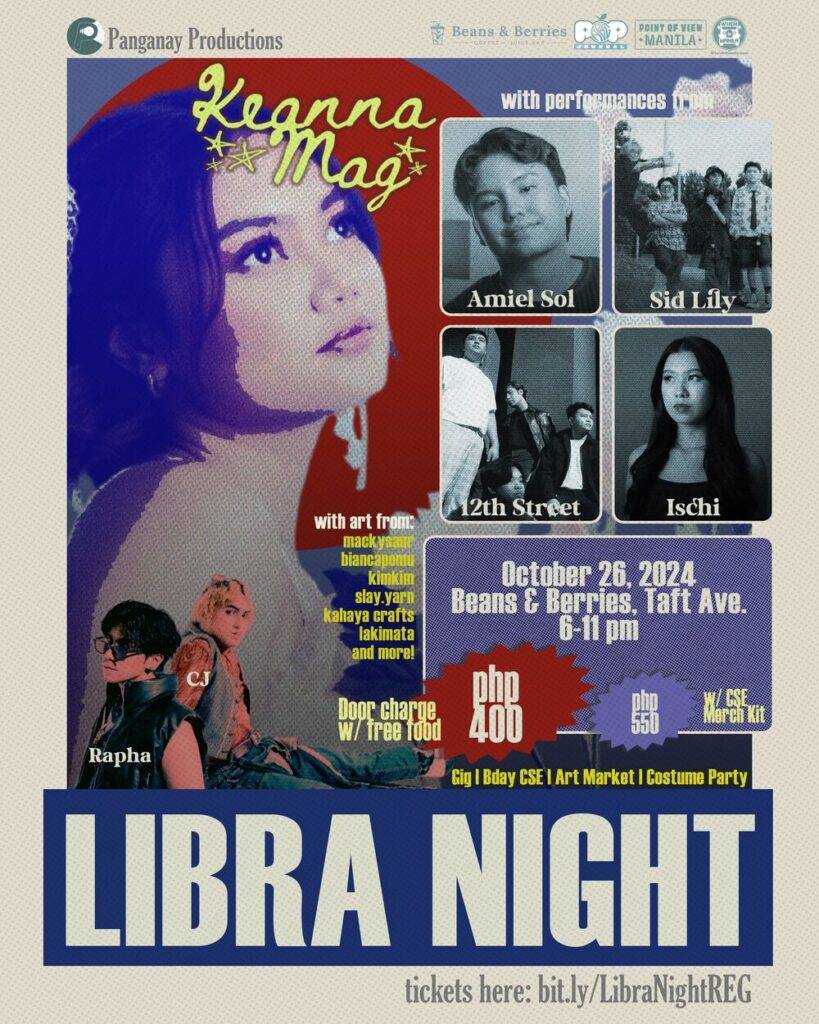 Keanna Mag to Headline Her First-Ever Gig at "Libra Night" Halloween Special 1 Libra Night Main Poster