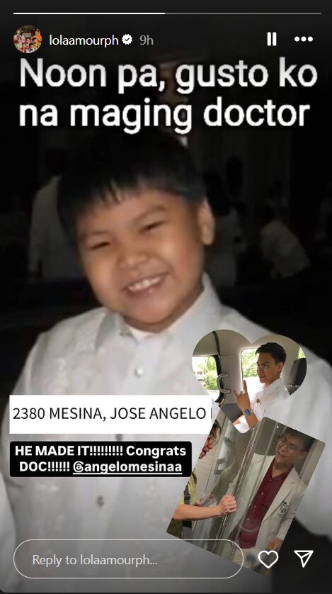 Lola Amour Angelo Mesina doctor