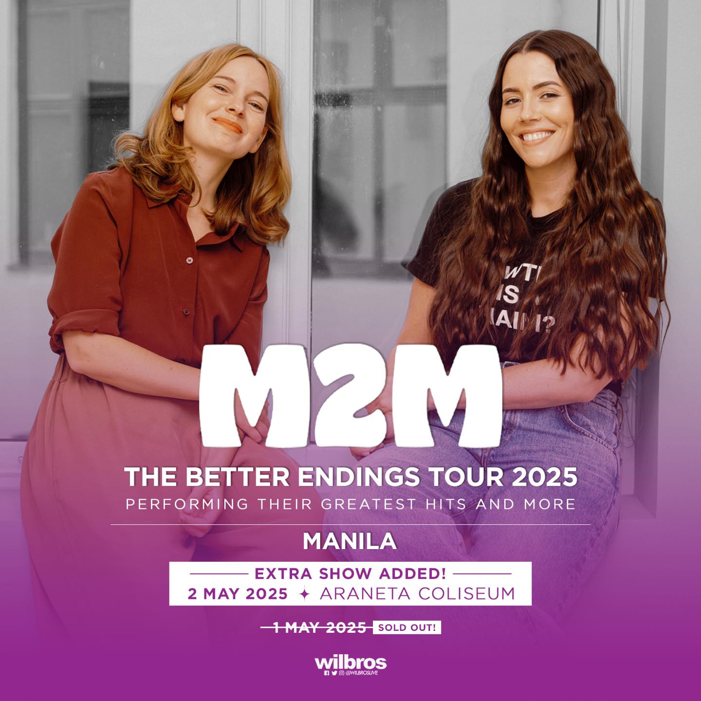 M2M Adds Second Show to "The Better Endings Tour" in Manila—Details Here 1 M2M manila concert day 2