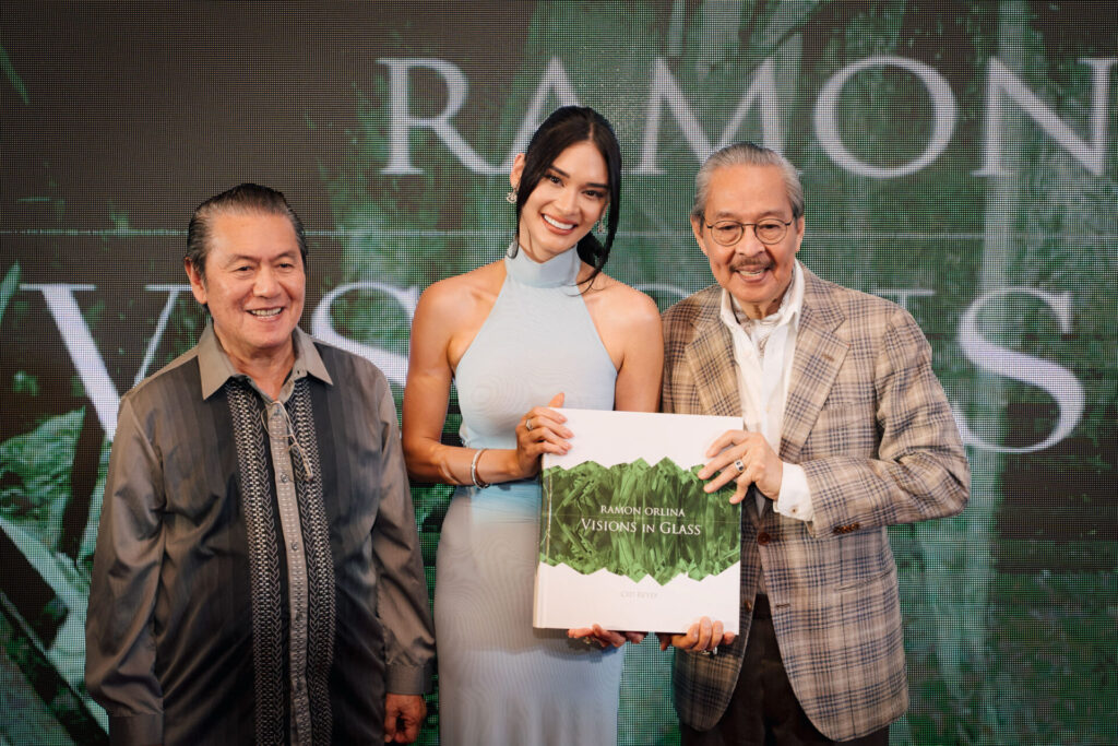 ManilART '24: Celebrating 16 Years of Philippine Contemporary Art 1 Pia Wurtzbach with Cid Reyes and Ramon Orlina