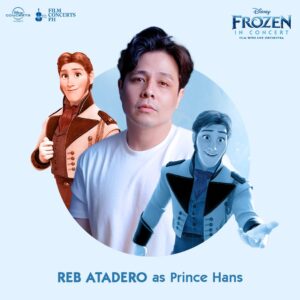Meet the Vocalists for Disney’s Frozen in Concert 2 Reb as Hans