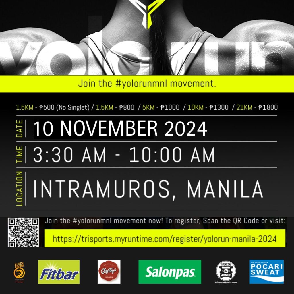 Yolorun Manila 2024 Brings Fitness and Fun to Intramuros 1 YOLO run