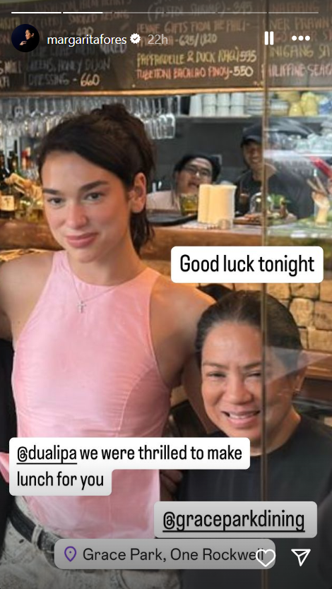 LOOK: Dua Lipa Visits Restaurants in Makati—Here's What She Tried! 2 Dua Lipa manila grace park