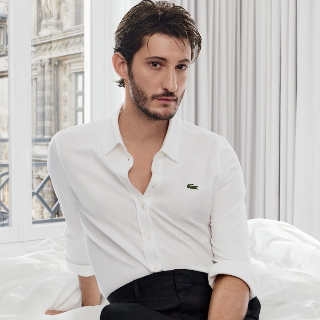 Lacoste Original ambassador Pierre Niney