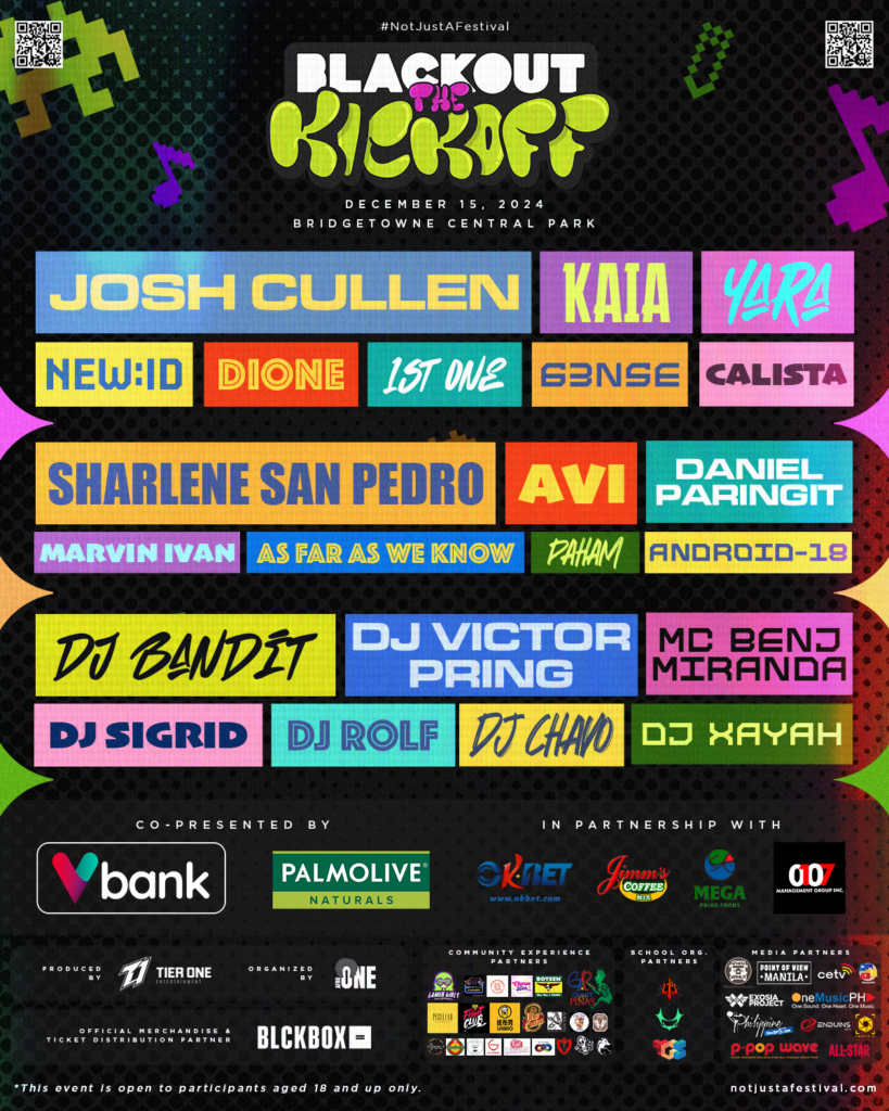 The Journey Begins: BLACKOUT: The Kickoff is #NotJustAFestival 1 BLACKOUT The Kickoff MAIN POSTER v1