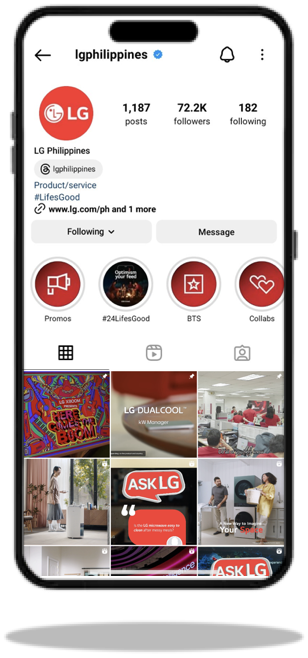 12 Ways to Brighten Your Week and Keep Your Glass Half Full! 2 LG Philippines Instagram Account @lgphilippines
