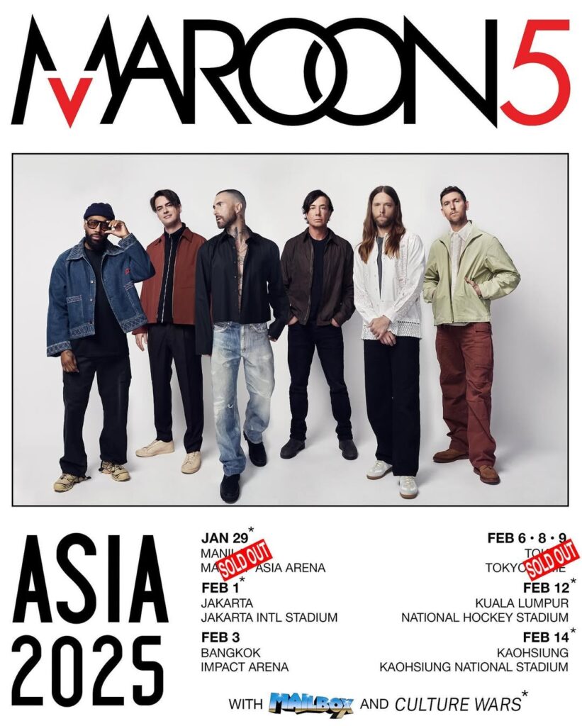 Maroon 5 Set to Kick Off Asia Tour 2025 in Manila 1 474858978 1144871687004285 2001533769823555260 n