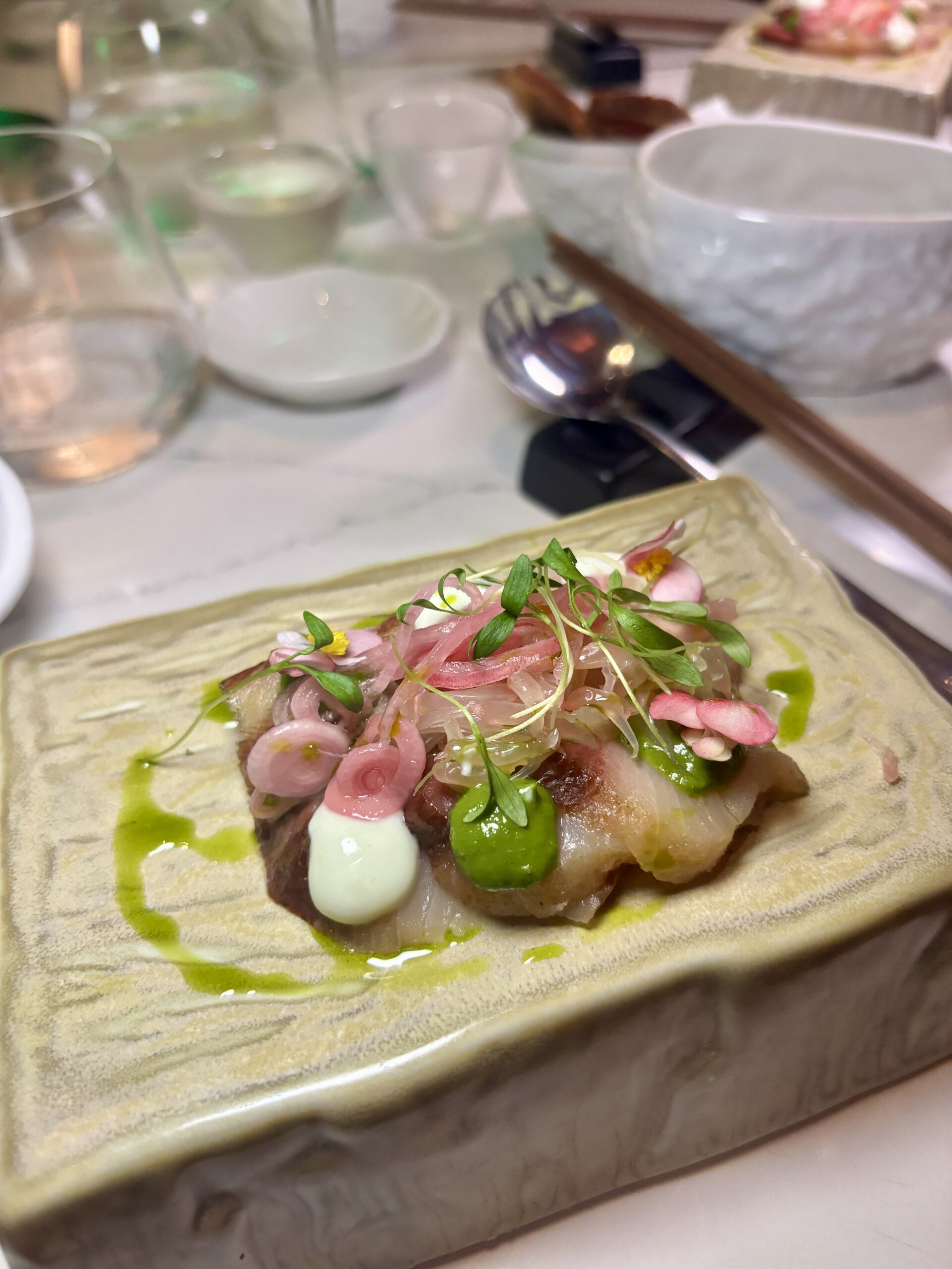 Coffee-Cured Hamachi