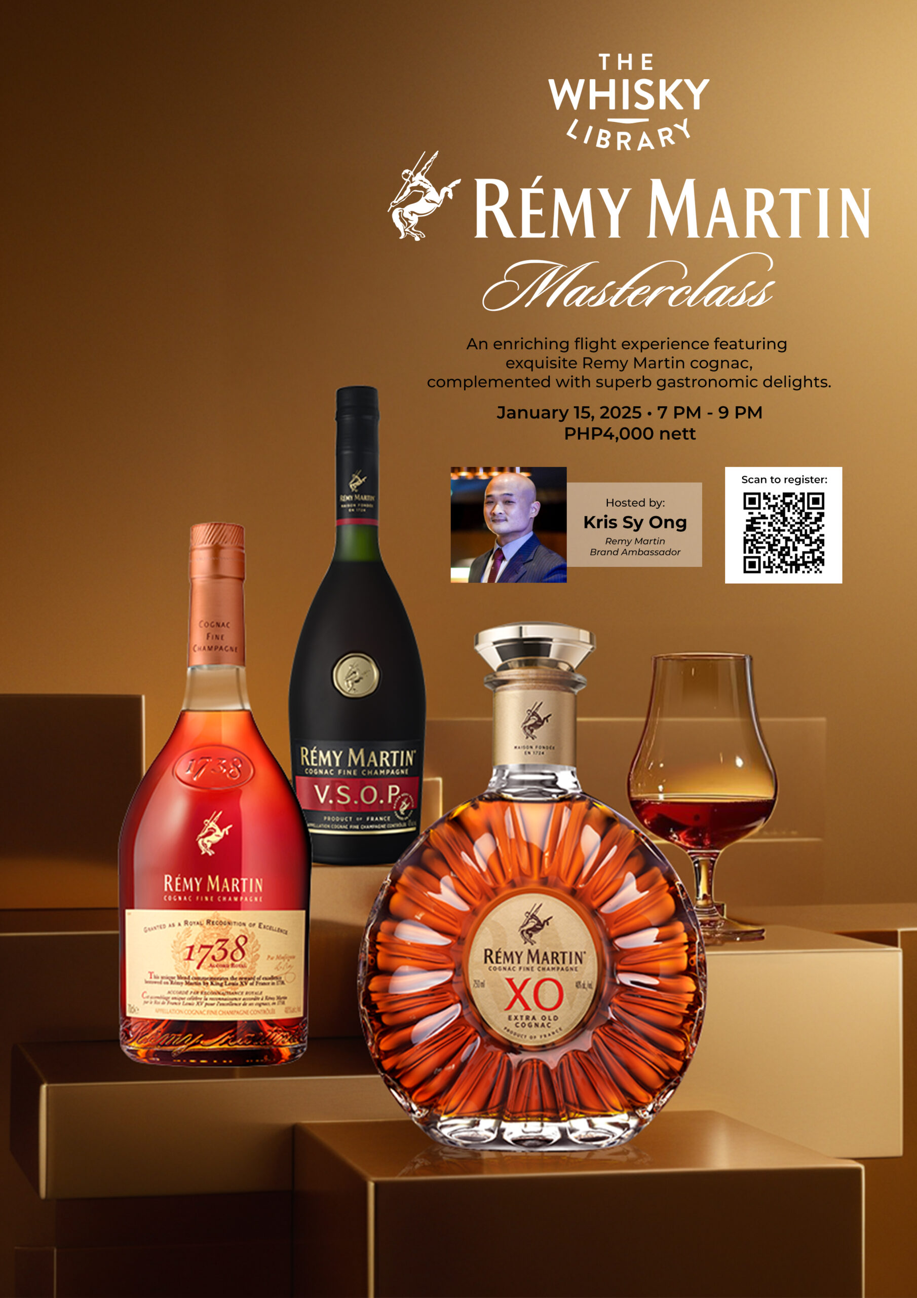 Remy Martin Masterclass at The Whisky Library scaled
