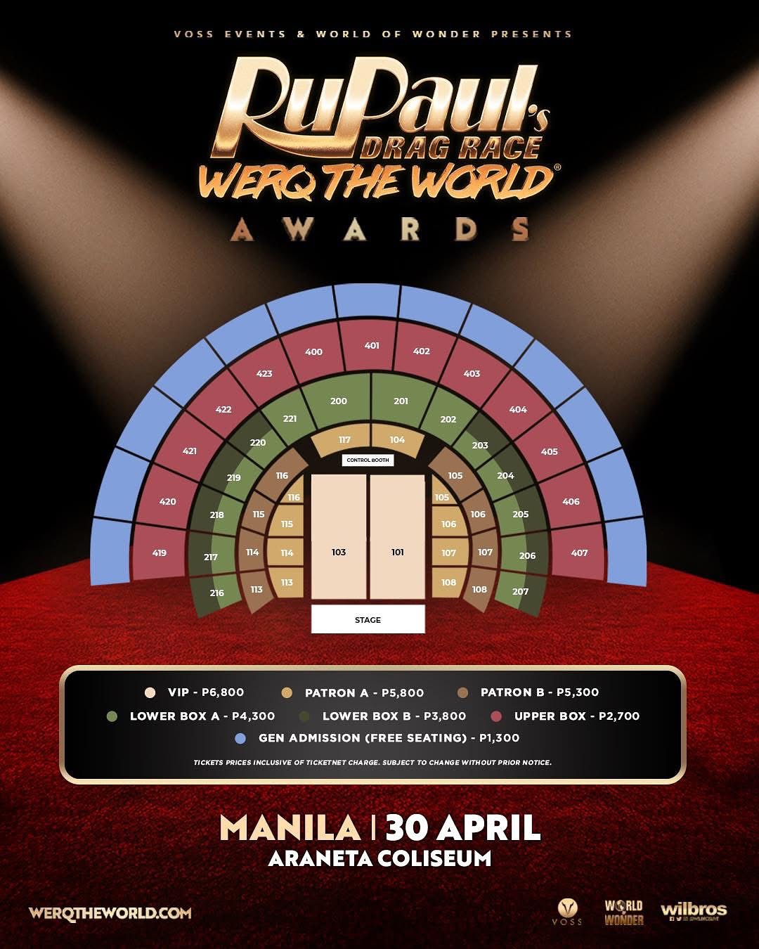 "RuPaul's Drag Race" Queens to Visit Manila and Cebu—See the Ticket Prices Here 2 RuPauls Drag Race Werq the World Tickets 1