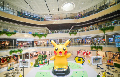 The supersized Pokemon event space at The Block Atrium SM North EDSA
