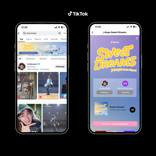 j-hope sweet dreams tiktok