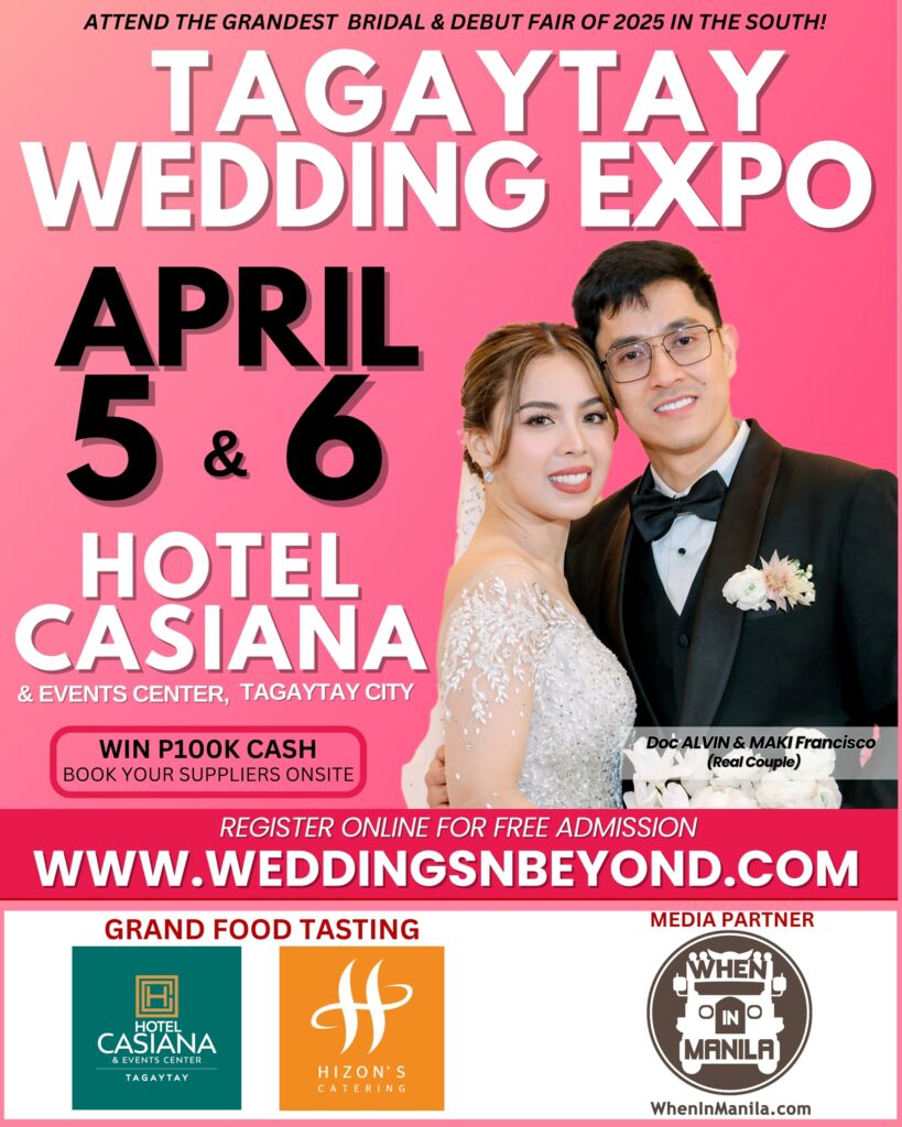 Wedding Expo poster for When In Manila