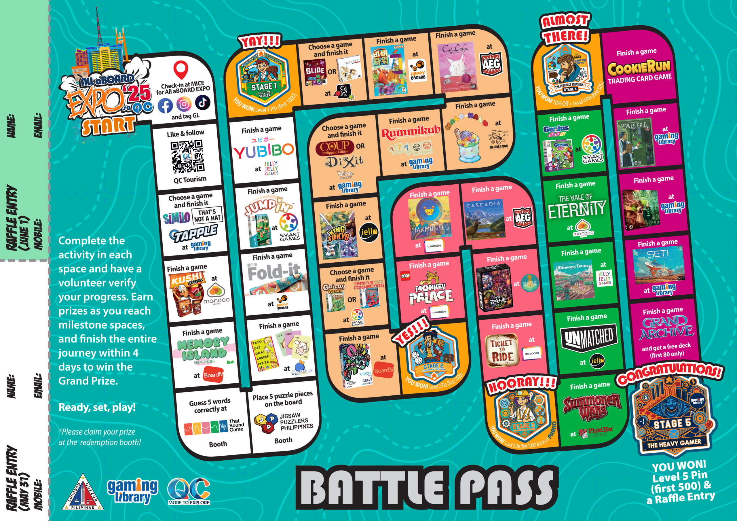 All aBOARD EXPO 2025 BATTLE PASS