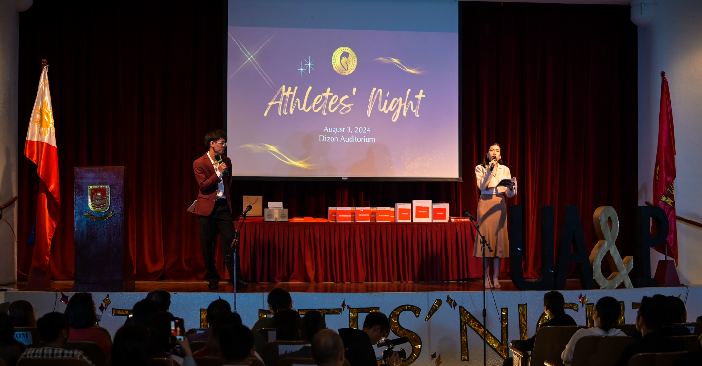 This Fundraising Initiative Promotes the Restoration of a Cultural Landmark 1 Student-athletes gather during UA&P's Athletes' Night 2024 held at the Celestino M. Dizon Auditorium