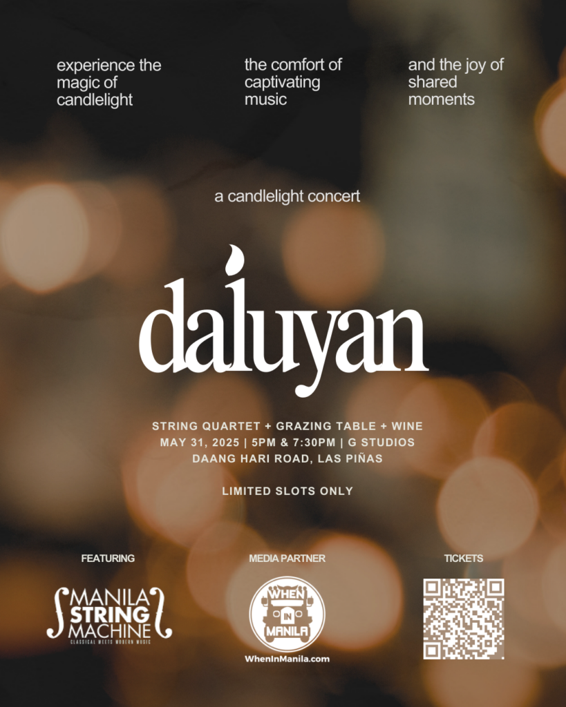 Daluyan: An Intimate Candlelight OPM Classics Concert Experience 1 Daluyan Event Poster 2025 FINAL