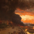 Fernando Amorsolo Burning of Manila