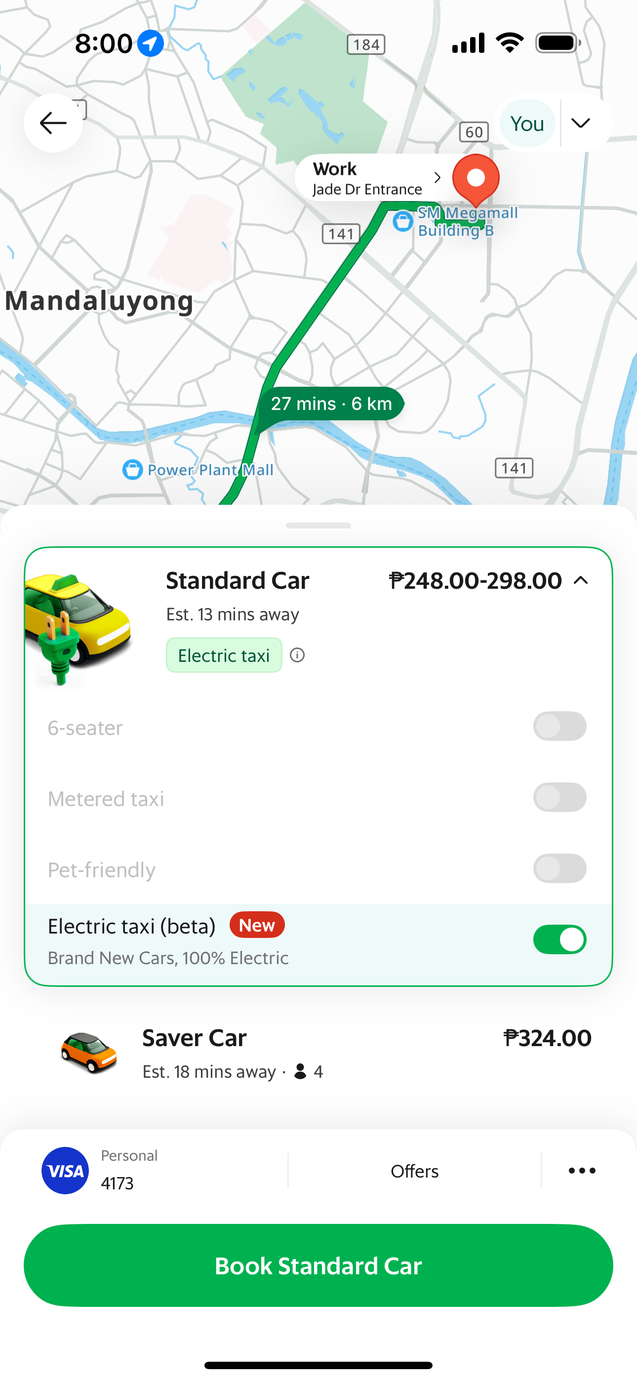 PHOTO Grab App UI