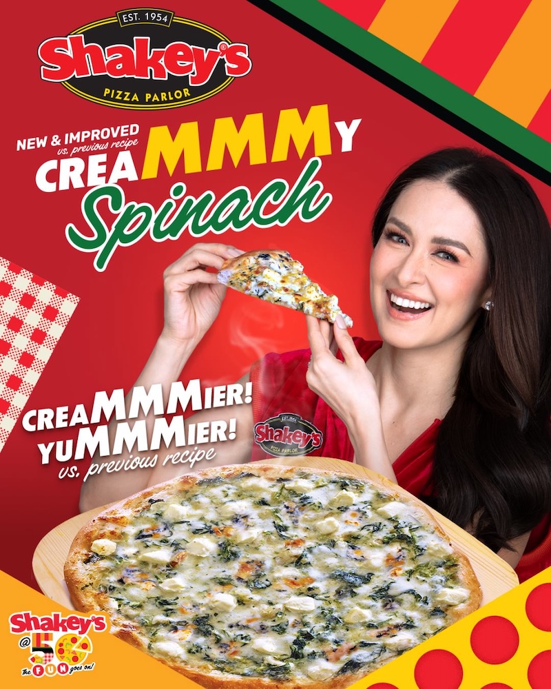 That Creamy Goodness You Love Just Got an Upgrade: Rediscover Shakey’s Creammmy Spinach Pizza