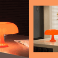 orange mushroom lamp