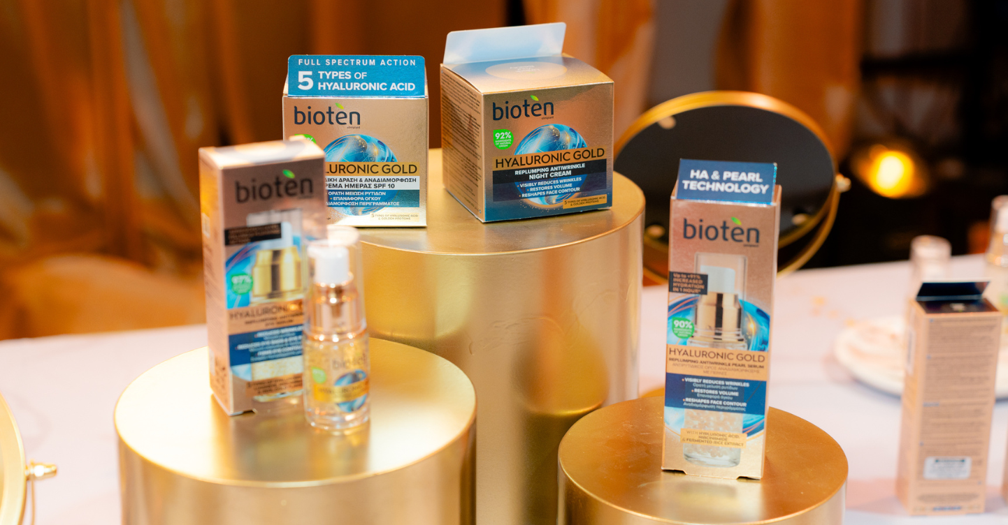Bioten's Hyaluronic Gold line 