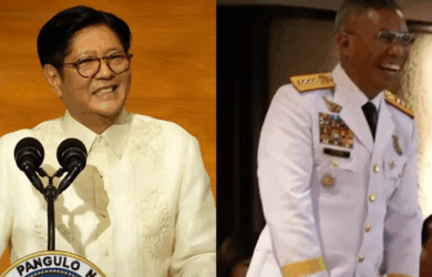 President Ferdinand "Bongbong" Marcos Jr and PNP Chief Nicolas Torre at the State of the Nation Address (SONA) held on Monday, July 28, 2025.