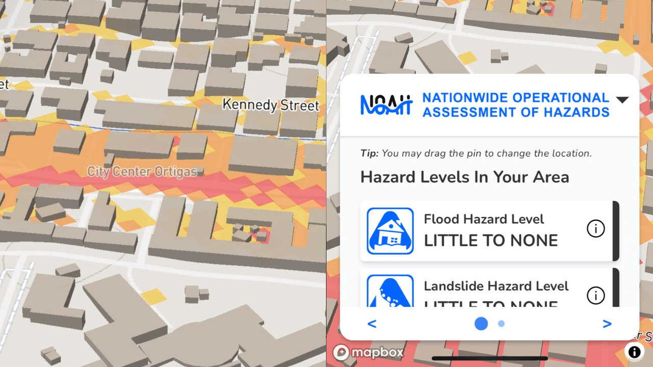NOAH App Hazard Levels