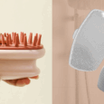 shower essentials silicone exfoliator head massager
