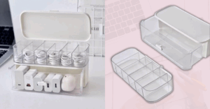 charger cable double layer organizer