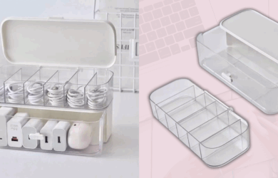 charger cable double layer organizer
