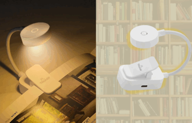 mini clip-on book light