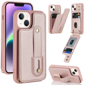 Phone case card holder